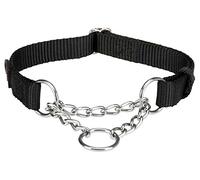 TRIXIE Premium Collier Semi-étrangleur - S-M: 30-40 cm/15 mm, Noir