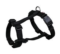 Trixie Premium H-Harnais, Noir (Black), L-XL: 75-120 Cm/25 mm