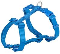 TRIXIE Premium H-Harnais taille XS-S:tour de poitrine30-44cm/10 mm en bleu royal-harnais fiable pour chiens,sangle de poitrine, sangle de cou et sangle ventrale réglables en continu pour petits chiens