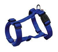 TRIXIE Premium H-Harnais taille XS-S:tour de poitrine30-44cm/10 mm en bleu royal-harnais fiable pour chiens,sangle de poitrine, sangle de cou et sangle ventrale réglables en continu pour petits chiens