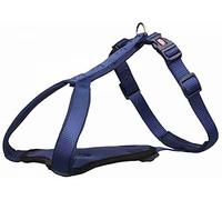Trixie Premium Harnais Y pour Chien, Bleu (Anneau), M/L