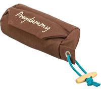 TRIXIE Preydummy avec aide au lancer - aussi pour nourriture humide - pour jeux de rapport et de recherche - coton - marron - ø 6 × 14 cm - 32191
