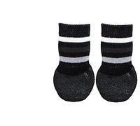 Trixie Chaussettes pour chiens antidérapantes 2 pcs Noir XS/S