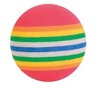 TRIXIE Rainbow-Balls Set pour chats - 4 pièces - mousse - design multicolore - ø 4 cm - 4097