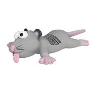 Trixie Rat ou souris Pneu pistes - Jouet pour chien en latex, 22 cm, Couleur assortie