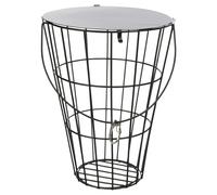 Trixie Râtelier pour Petits Animaux 21cm avec Couvercle, Métal, Sûr & Einhängig