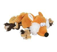 TRIXIE Renard avec pattes et corde, peluche, 34 cm, chien