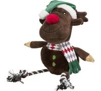 Trixie Renne de Noël avec pattes en corde de soie peluche / coton