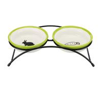 Trixie Rongeurs Napf-Ensemble Blanc/Vert , Neuf