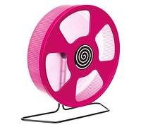 Trixie Roue d'exercice en plastique Ø 33 cm pour dègues et rats - coloris aléatoire
