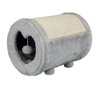 Trixie Rouleau À Gratter Gris/Naturel Ø 27x39 Cm, Peluche-Sisal, Avec Jouet