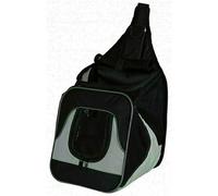 Trixie Sac à dos en nylon SAVINA kangourou 30x26x33cm noir-gris (max. 10kg)