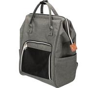 TRIXIE Sac à dos pour chien Ava - Renforts métalliques - Ouverture frontale et sur le dessus - Poches extérieures - Laisse courte - Fond amovible - 32 x 42 x 20 cm - jusqu'à 10 kg - 28840