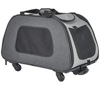 Trixie Sac à roulettes pour chien Noir/Gris 34 x 43 x 67 cm