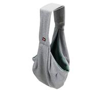 Junior sac ventral - 22 × 20 × 60 cm, gris clair/menthe