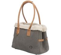 Trixie Sac de transport RACHEL, 25 x 30 x 40 cm, max 7 kg, gris/marron clair