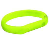 TRIXIE Safer Life Flash light band USB, Large/X-Large, 70 cm/18 mm, Green