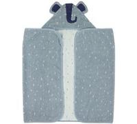 Trixie serviette de bain Mrs. Elephant70 x 130 cm coton bio bleu Blauw G