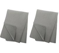 TRIXIE Serviette pour Chien - Gris - 66 × 43 cm (Lot de 2)
