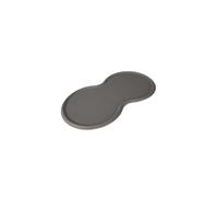 Trixie Set de Table pour gamelles en Caoutchouc Naturel, 45 × 25 cm, Gris foncé