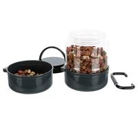 Dog Copenhagen Trixie 2491 Set de gamelles de Voyage en Plastique Noir 2 l/0,75 l