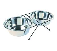 Trixie Set écuelles Eat on Feet pour chien 2 x 1,8 L G