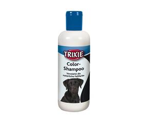 TRIXIE Shampoing couleur 250 ml - pour les pelages noirs et foncés