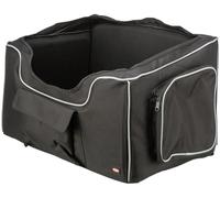 TRIXIE Siège Auto Midi pour Chien - Confortable et sécurisé - Noir | Siège confortable et sécurisé, pliable avec poches extérieures pratiques - Pour tous les trajets en voiture