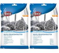 TRIXIE simple'n'Clean sacs pour bac à litière XL, 10 pcs - sacs pratiques & résistants pour un nettoyage facile, hygiénique & sans odeur du bac à litière (Lot de 2)