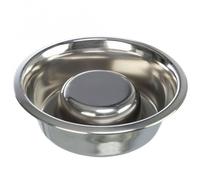 Trixie Slow Feeding gamelle en acier inoxydable - 1,5 l/ø 24 cm