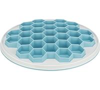 TRIXIE Slow Feeding Plateau Hive, en Plastique/TPR/TPE, 30 cm, Gris/Bleu - 25039