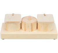 TRIXIE Snack Cups, en Bois, 15 x 4,5 x 6 cm