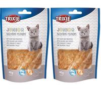 TRIXIE Snack pour Chats Junior Saumon Clouds, 40 g - 42754 (Lot de 2)