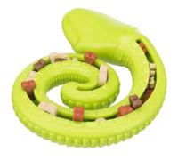 Trixie Snack-Snake Jouet-Distributeur pour Chien, 27 cm, Vert - Jouet Robuste pour Un Jeu prolongé, stimule l'activité mentale & récompense avec des friandises