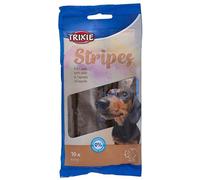 TRIXIE Snack Stripes - Friandises pour Chiens à l'agneau - sans Sucre ajouté - 10 friandises - Poids Net 100 g - 31772