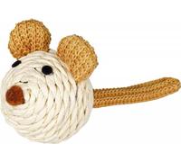 Trixie Souris en sisal avec clochette et ficelle 5 cm