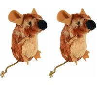 TRIXIE Souris Peluche pour Chat 8 cm (Lot de 2)