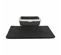 Trixie Tapis crible pour bac à litière pour Chat - Gris - 58 × 75 cm