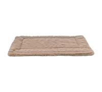 Trixie tapis de couchage lonni velours côtelé marron clair 90x65 cm