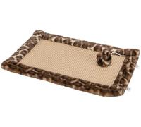 TRIXIE Tapis griffoir Leo en sisal pour chat - Brun - 55 × 35 cm