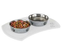 Trixie Tapis pour gamelle en silicone - transparent