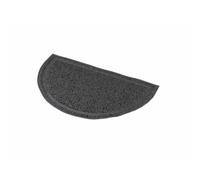 TRIXIE Tapis pour litière, demi-rond, PVC, 41 × 25 cm, anthracite