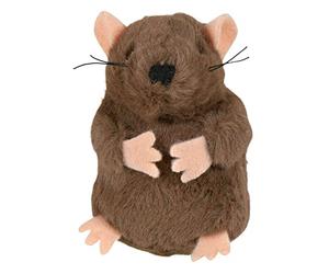 TRIXIE Taupe en Peluche pour Chat avec Son pour Chat 5 cm