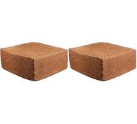 Trixie Terreau de Fibre de Coco pour Terrarium - Compressé, Donne 60 l - pH 5,0-6,0 - Stérilisé à la Chaleur, sans moisissures, sans Engrais - Durable (Lot de 2)