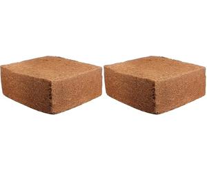 Trixie Terreau de Fibre de Coco pour Terrarium - Compressé, Donne 60 l - pH 5,0-6,0 - Stérilisé à la Chaleur, sans moisissures, sans Engrais - Durable (Lot de 2)
