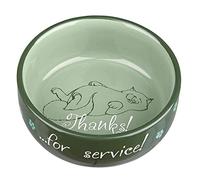 Trixie Thanks for Service Gamelle en céramique pour Chat Couleurs Assorties