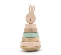 Trixie - Tour à Empiler en Bois Certifié FSC - Jouet d'apprentissage de la Motricité Dès 1 an - Mrs. Rabbit (Lapin)