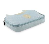 Trixie - Trousse Scolaire à Crayons Rectangulaire pour Enfants - Mr. Alpaca (Alpaga), Bleu Clair, Modern, Bleu Clair, Modern