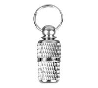 Trixie Tube d'Étiquette Porte-Adresse/Nom Pendentif d'Identification Étanche en Métal Chromé pour Chien/Chat/Animaux de Compagnie, Chrome