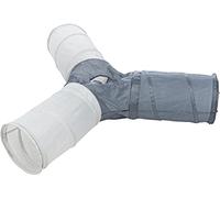 Tunnel de jeu 4 ouvertures pour chat ø 22 x 50 cm - - TR-4305